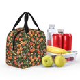 thumbnail image 4 of Yiaed Fruits Peach Print Insulated Lunch Bag Reusable Cute Tote Lunch Box, Leakproof Cooler Lunch Bags for Work Office Travel School Picnic, 4 of 5