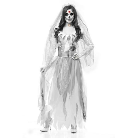 Halloween Ghost Bride Adult Costume