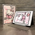 thumbnail image 1 of Kawaii Sanrio HelloKitty Kuromi Ipad Protective Case Cartoon with Pen Slot Book Style All Inclusive Anti Fall Protective Case Gift Festivals, 1 of 6