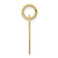 thumbnail image 2 of 14k Yellow Gold Small Engravable Heart Charm Pendant, 2 of 3