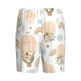 thumbnail image 4 of Rocae Air Balloon and Flower for Men's Soft Sleep Pajama Shorts, Waistband and Pockets, 4 of 9