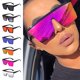 thumbnail image 1 of New Trend Large One Piece Frame UV400 Sunglasses Street Shot Driving Glasses, 1 of 5