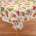 thumbnail image 2 of Pressed Leaves Oilcloth Tablecloth, 2 of 4