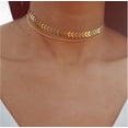 thumbnail image 1 of Langgg Fishbone chain, airplane chain, double-layer collarbone chain, neck chain, necklace, new multi-layer necklace accessory, 1 of 4