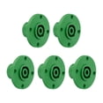 thumbnail image 1 of 5pcs 4 Pole Speaker Jack Twist Lock,2 Inch XLR Speaker Panel Mount,Green, 1 of 7