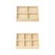 thumbnail image 1 of 2 Bandejas para Exhibición , Soporte para , Brazaletes de Piedras Preciosas, Apilables para Mujer Sunnimix Bandeja de joyería, 1 of 6