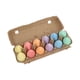 thumbnail image 3 of Tiza de Pascua colorida para exteriores, lavable, con forma de huevo de Pascua, para niños. 12 piezas de color sólido, 3 of 9