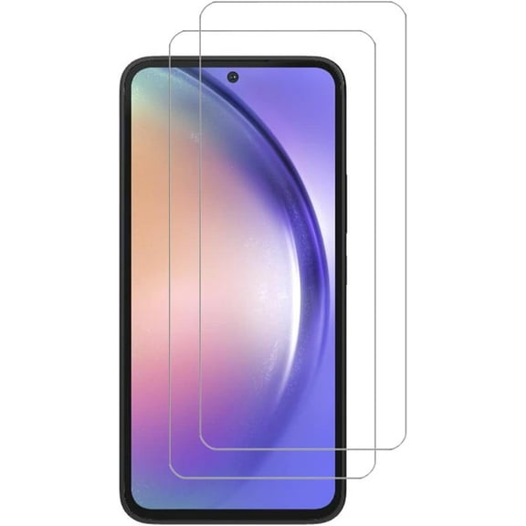 VIESUP 2Pack Screen Protector Compatible with Samsung Galaxy A54 5G 2023 6.4" 9H Hardness, Anti Scratch, Bubble Free, Easy to Install HD Clear Tempered Glass