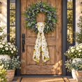 Farmhouse Rustic Wreath Sash for Front Door 4.5