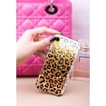 thumbnail image 3 of FINCIBO Soft TPU Clear Case Slim Protective Cover for Apple iPhone XR 6.1", Yellow Glitter With Black Yellow Leopard, 3 of 3