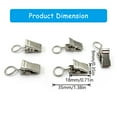 thumbnail image 3 of Curtain Clip 100pcs Curtain Hooks, Art Craft Display Curtain Hooks Perfectly For Home Decors And Light Tasks, 3 of 9