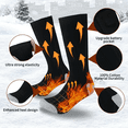 thumbnail image 6 of Heated Socks for Men Women, YITUMU 4000mAh Rechargeable Electric Heating Socks Warm Winter Thermal Socks Foot Warmer for Outdoor Riding Camping Hiking Skiing, Black(4 Heating Settings), 6 of 12