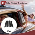 thumbnail image 2 of Recubrimiento de Ventana del Pilar de la Puerta Unique Bargains Frontal Trasero Izquierdo Derecho para Volkswagen T-ROC 2018-2022 Etiqueta Antirrayaduras para los Pilares Exteriores de la Puerta 6 Pcs, 2 of 6