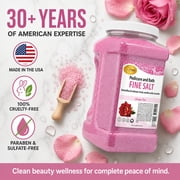 SPA REDI - Detox Foot Soak Pedicure and Bath Fine Salt, Sensual Rose, 128oz - Made with Dead Sea Salts, Argan Oil, Coconut Oil, and Essential Oil - Hydrates, Softens and Moisturizes