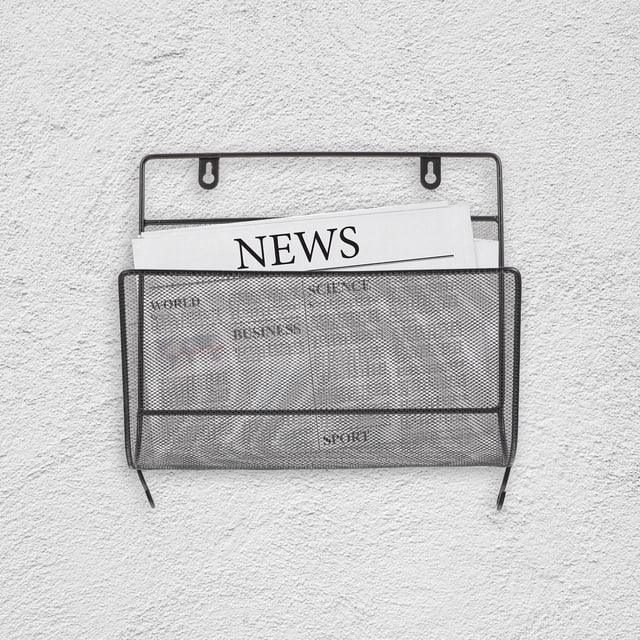ADDHAT Repisas De Almacenamiento Montadas En Pared De Hierro Negro Para Oficina Y Hogar
