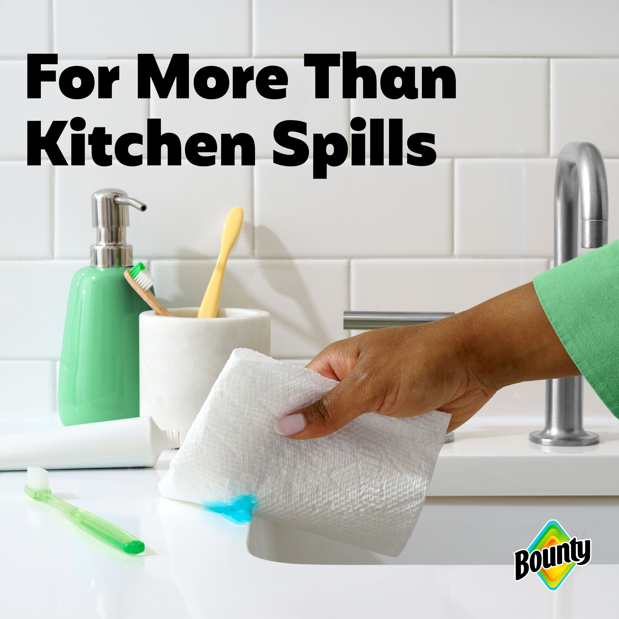 Bounty Paper Towels Select-A-Size White, 4 Double Rolls Per Roll, 4CT