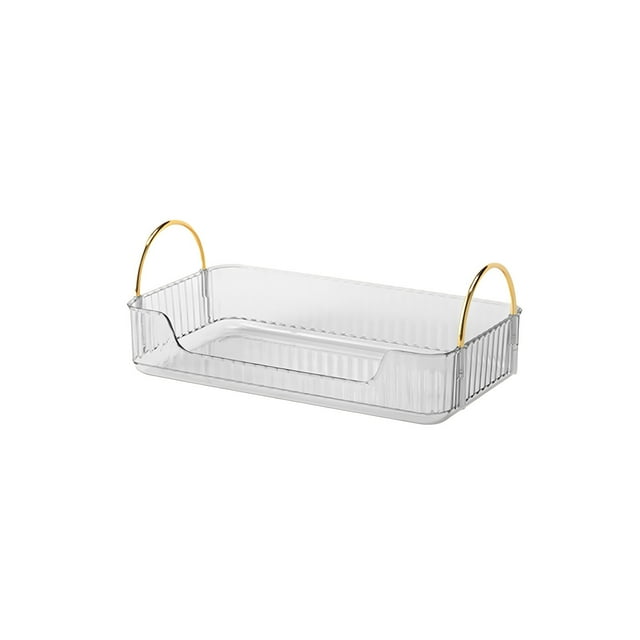 Transparent Storage Box,Washbasin Organizer,Cosmetic Storage Basket,Clear Plastic Storage,Snack Organizer,Toy Storage Box,Multi-Purpose Storage,Bathroom Organizer,Compact Storage Box