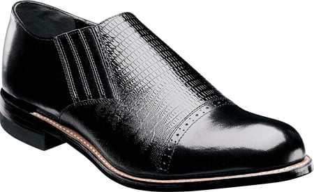 Stacy Adams Mens Black Leather Madison Slip On Business Dress Trendy Loafer Shoe 