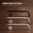 thumbnail image 2 of 16 Inch Shower Arm 90 Degree Stainless Steel Rain Shower Head Extension Arm with Flange, Nickel Finish, 2 of 8