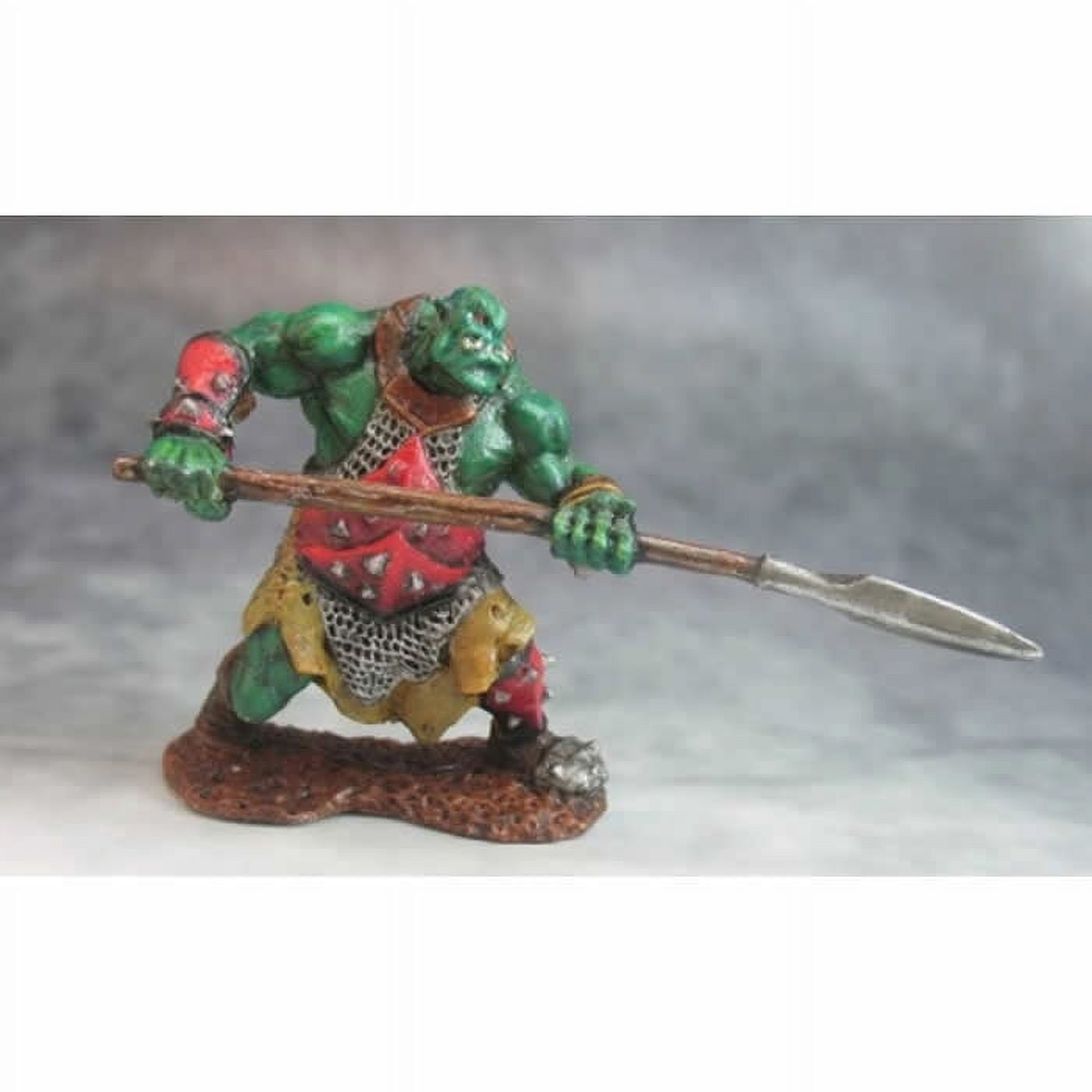 Reaper Miniatur Orc Hunter With Spear 77045 – 28 Mm Scale, Unlackiert – Für Tabletop & Rollenspiele