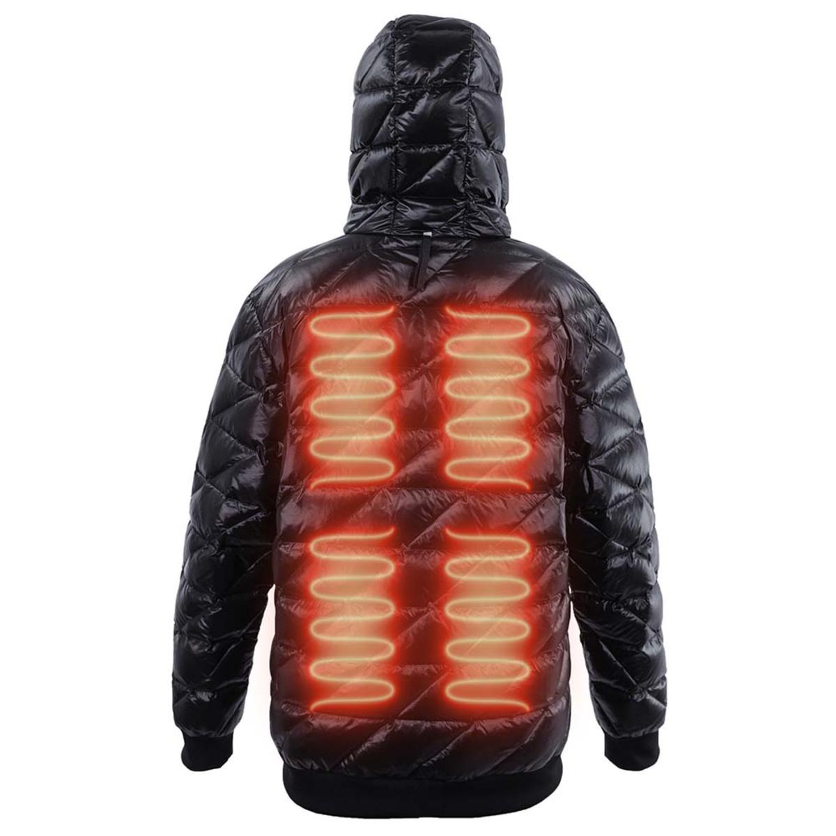 FNDN Reversible Heated Puffy Sweatshirt 