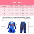 thumbnail image 3 of Girls Mal Costume Cosplay Dress Halloween Fancy Outfit Sets, 3 of 7