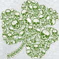 thumbnail image 3 of CafePress - Shamrock Skull St Patricks Day Long Sleeve T Shirt - Unisex Cotton Long Sleeve T-Shirt, 3 of 4