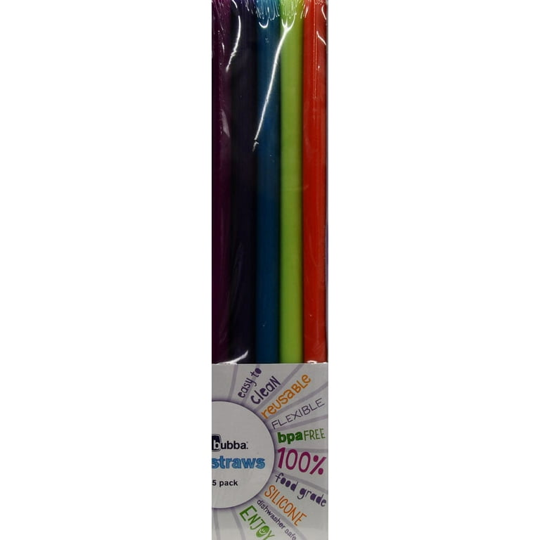  Bubba Big Straw 5 Pack of Reusable Straws (Assorted
