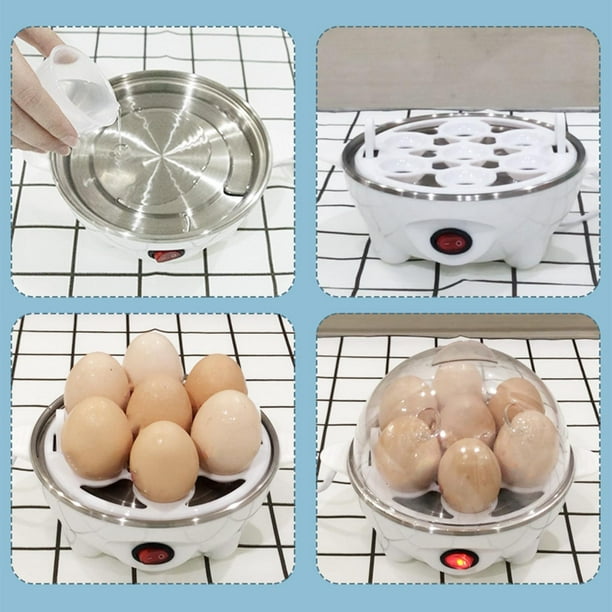 Cocedor De Huevos 2 En 1 Para 4 Huevos - Vapor Y Hervido, Compatible Con Máquinas De Cocina Multifunción
