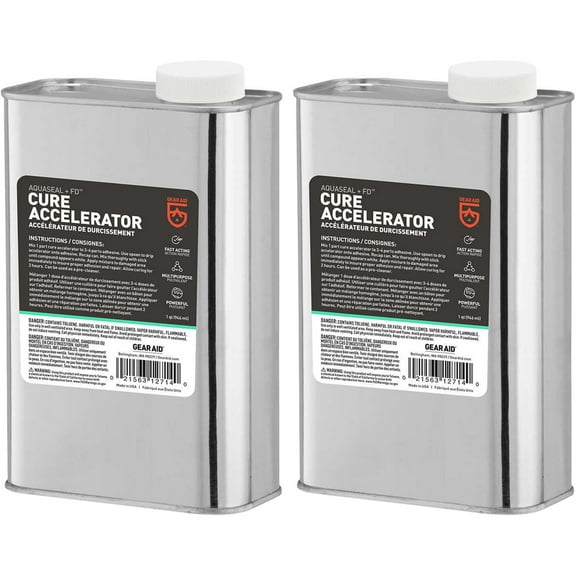 Gear Aid Aquaseal FD Cure Accelerator and Cleaner - 2-Pack
