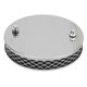 thumbnail image 1 of Filtre à air haut débit 14 x 3 cm, remplacement en métal chromé pour carburateur SU HS2 1¼ pouce, 1 of 4