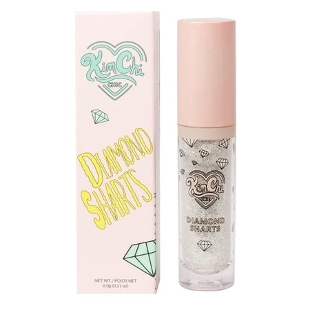 KimChiChic Beauty Diamond Sharts Liquid Glitter Eyeshadow, World Dominance, 0.21 fl oz