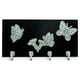 thumbnail image 1 of Porta Llaves COLSA Negro Mariposas y Flor Pewter Elegante, 1 of 3