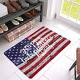 thumbnail image 3 of MKHERT Happy Independence Day American Memorial Day on USA Flag Doormat Rug Home Decor Floor Mat Bath Mat 30x18 inch, 3 of 3