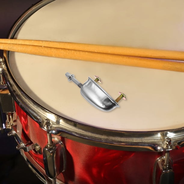 IDEANATEGRATE Accesorios De Gancho Para Batería En Hierro Plateado Compatibles Con Caja Y De Percusión