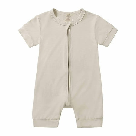 

Baby Jumpsuit Romper Summer Rompers For Baby Newborn Toddler Baby Girls Boys Bodysuit Summer Sleeveless Zipper One-piece Romper Jumpsuit