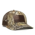 thumbnail image 2 of Outdoor Cap Leather Flag Patch Hat - Realtree Edge, 2 of 2