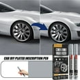 thumbnail image 2 of 3Pcs Chrome Paint Pens, Permanent Art Set for Model Metal Plastic Glass Repair Kit Car Tire DIY Craft, Waterproof Reflective Gloss Metallic Markers, 2 of 10