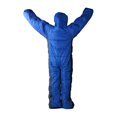 thumbnail image 4 of Youkk Premium Full Body Wearable Sleeping Bag with Zippers for Unmatched Outdoor Comfort Blue Grey M, 4 of 6
