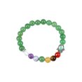 thumbnail image 4 of 1 juego de piedras de cristales naturales de imitación de colores, para fanáticos del yoga, coleccionistas, pulseras con cuentas, collar, 4 of 6