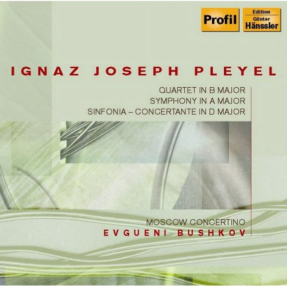 Evgueni Bushkov - Symphony in B Major Sinfonia Concertante Quartet - Music & Performance - CD