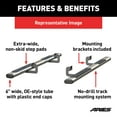 thumbnail image 2 of ARIES 4444045 6 x 91-Inch Oval Polished Stainless Steel Nerf Bars, Select Chevrolet Silverado, GMC Sierra 2500, 3500 HD Fits select: 2007 GMC NEW SIERRA, 2 of 5