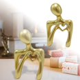 thumbnail image 1 of Desktop Ornament Desktop Figurine Minimalist Design The Thinker Expresses Inspiration for Your Space, 1 of 7