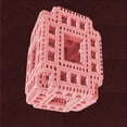 thumbnail image 1 of Ahgly Tapis d'Intérieur Lavable en Machine Carré Rouge, 6 Pieds Carré, 1 of 7