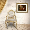 thumbnail image 3 of Antoine-Jean Gros 24x20 Gold Ornate Framed and Double Matted Museum Art Print Titled - David Playing Harp for King Saul (1822), 3 of 4