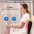 thumbnail image 4 of WOQQW Shiatsu Neck Massager with Heat Deep Tissue Kneading Back Massage Pillow  for Muscle Pain Relief, 4 of 12