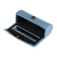 thumbnail image 3 of Lipstick Lip Carrying Case with Mirror Jewelry Stamps Box Retro Western Light Blue, 3 of 8