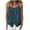 Navy Womens Tank Tops, variant on Summer Cotton Linen Tank Tops for Women Spaghetti Strap Adjustable Camisoles Womens Scoop Neck Sleeveless Button Down Shirts