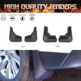 thumbnail image 5 of Xotic Tech 4PCS Front & Rear Mud Flap Splash Guards Fender Flare Mudguard Dirt Slush Trap Protector w/Hardware Accessories Full Set Compatible with Nissan Rogue 2021-2022, 5 of 9