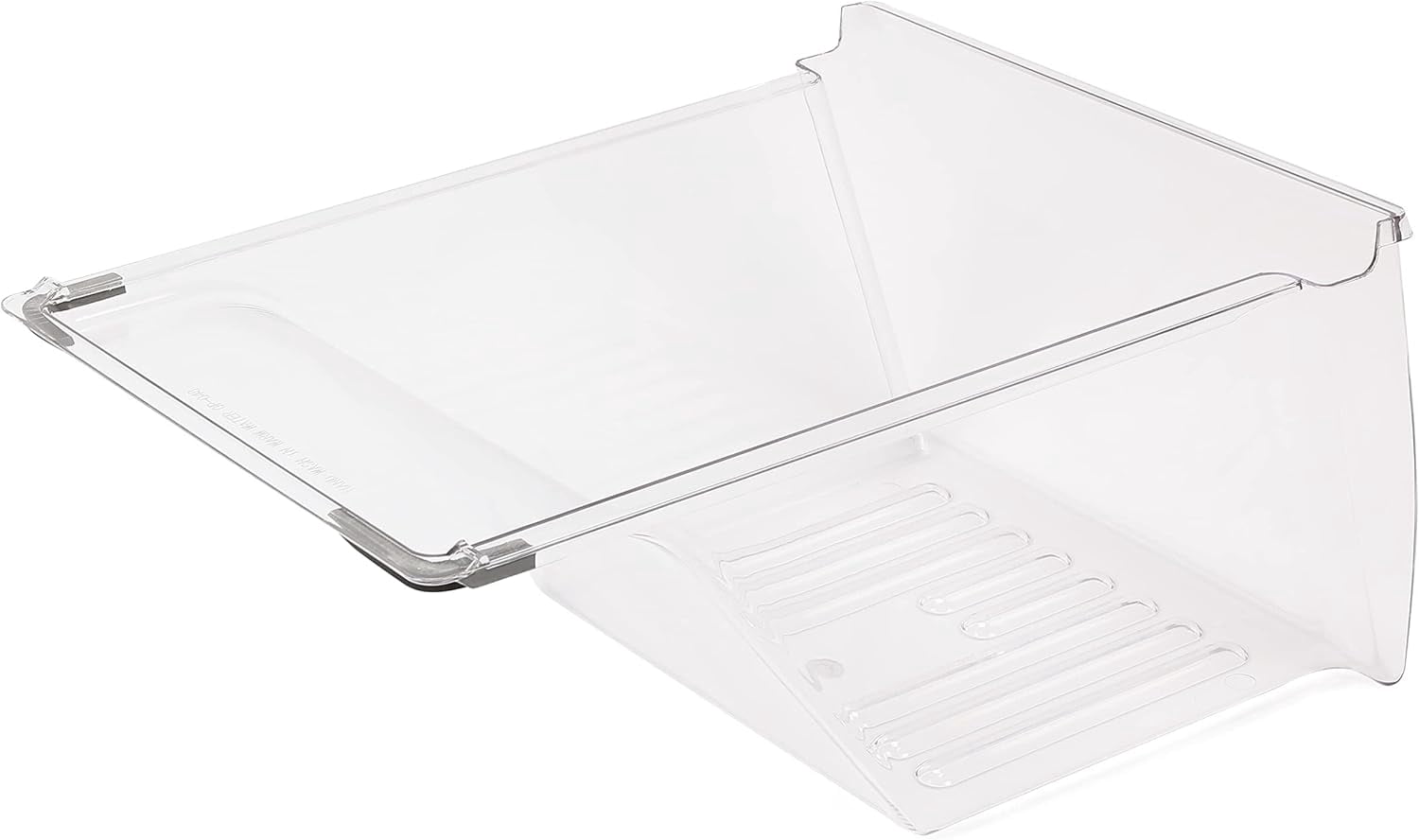 Refrigerator Crisper Drawer Pan Replacement for 240337103 PS429854 Refrigerator Pan Shelf Replacement Plastic Clear